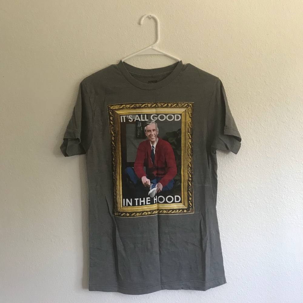 IT’S ALL GOOD IN THE HOOD GREY T-SHIRT